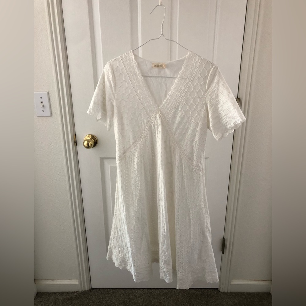 Roolee size small midi eyelet dress